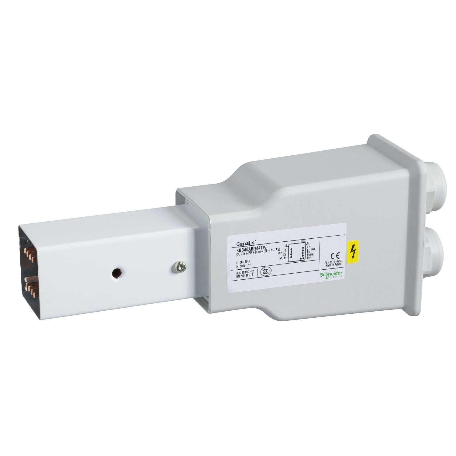 SNR KBB40ABD44TW Alim dx 25 40A 2 4Px2 T RAL9003
