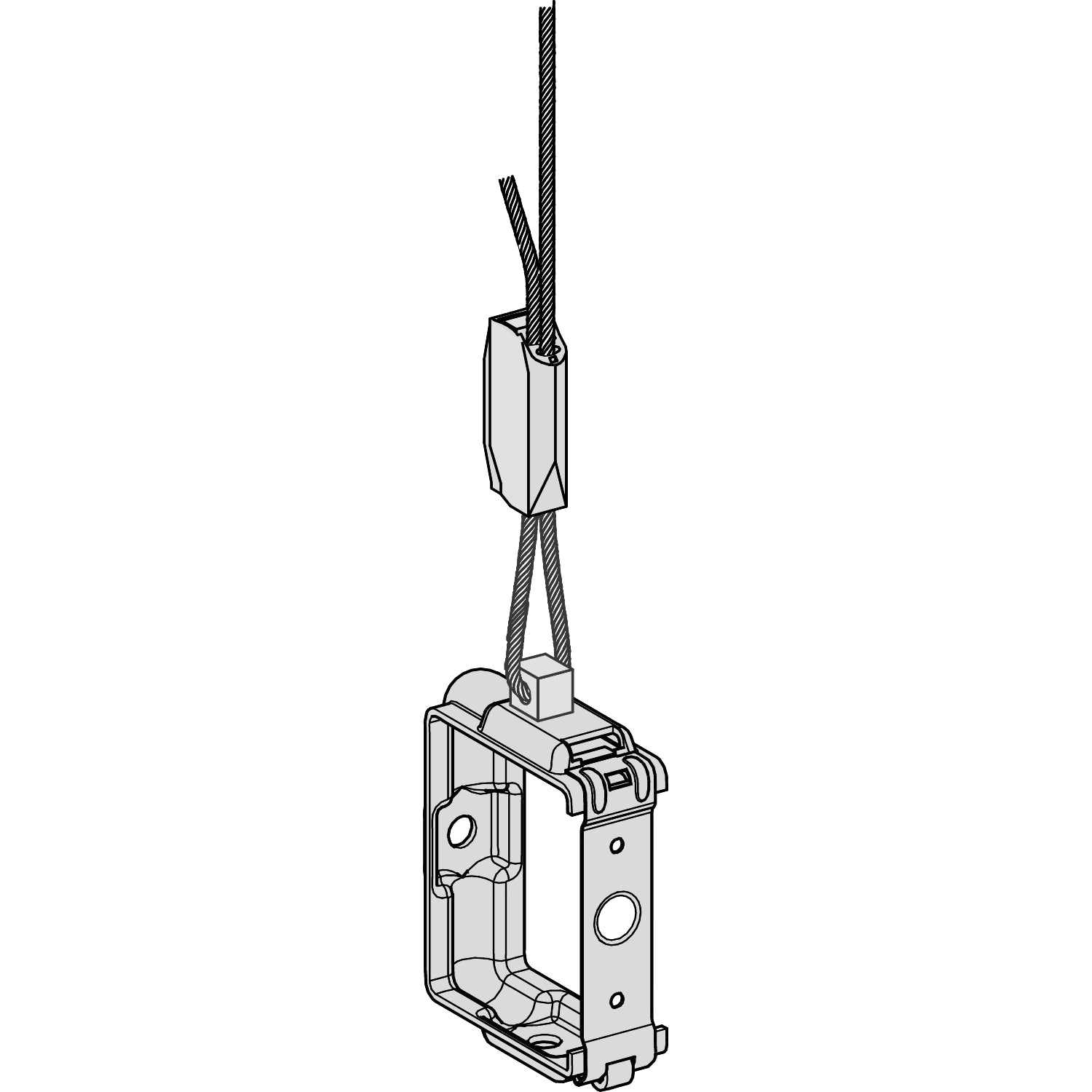 SNR KBB40ZFSU STAFFA SOSPEN KBB CON CAVO 3m