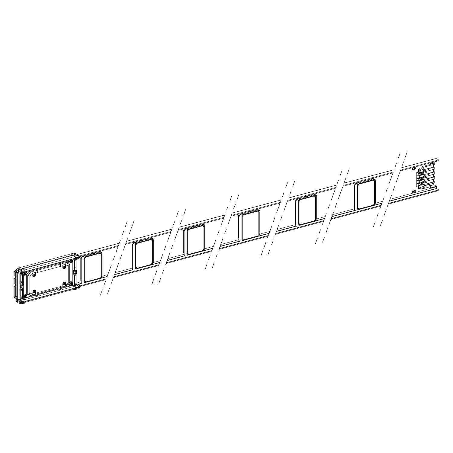 SNR KNA100ED4306 ELEM RETT 100A 3m 4P 6 der