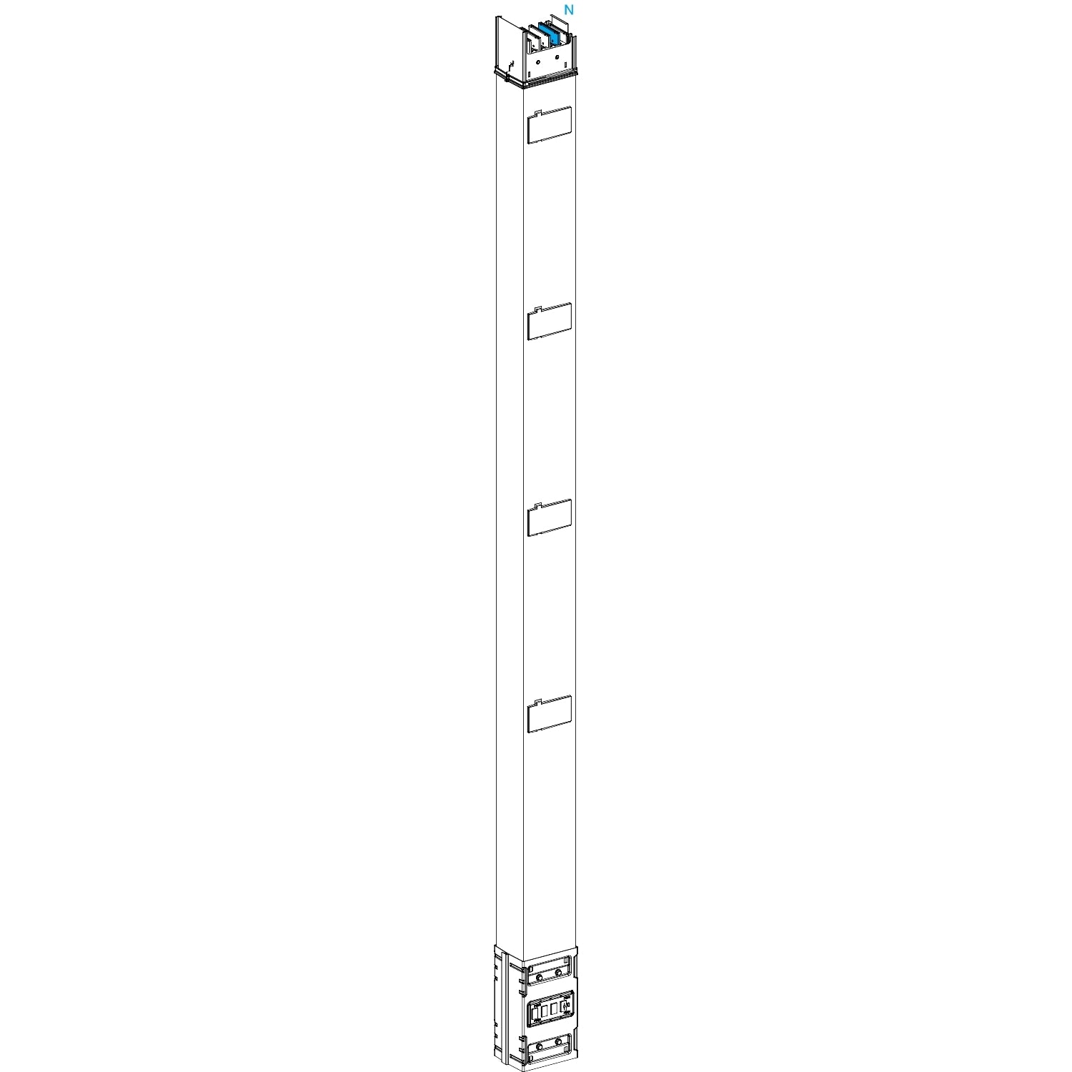 SNR KSA800EV4254 Elem Col Mon 800A 2 5M 4 Der