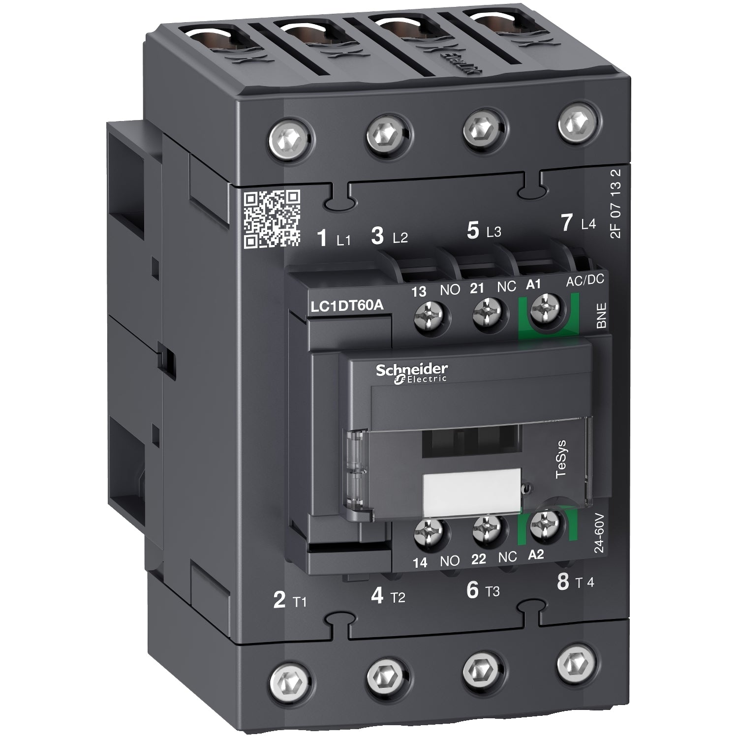 SNR LC1DT60ABBE Inductance contact 60A 24VDC vert4P