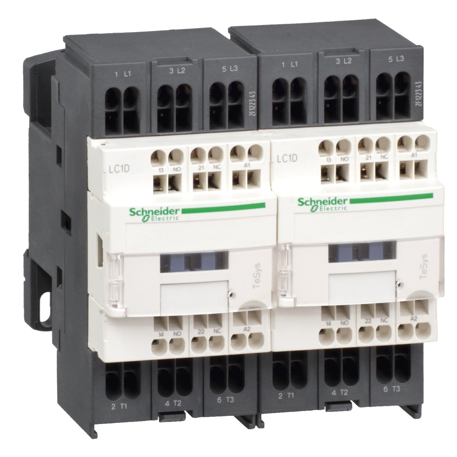 SNR LC2D093BD Contacteur inverseur 9A 24VDC ressort
