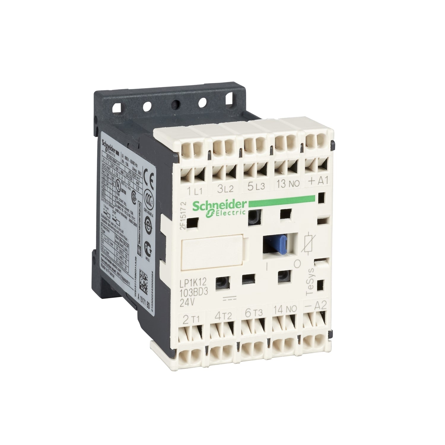SNR LP1K09103BD CONTACTEUR 9A 24VDC RESSORT