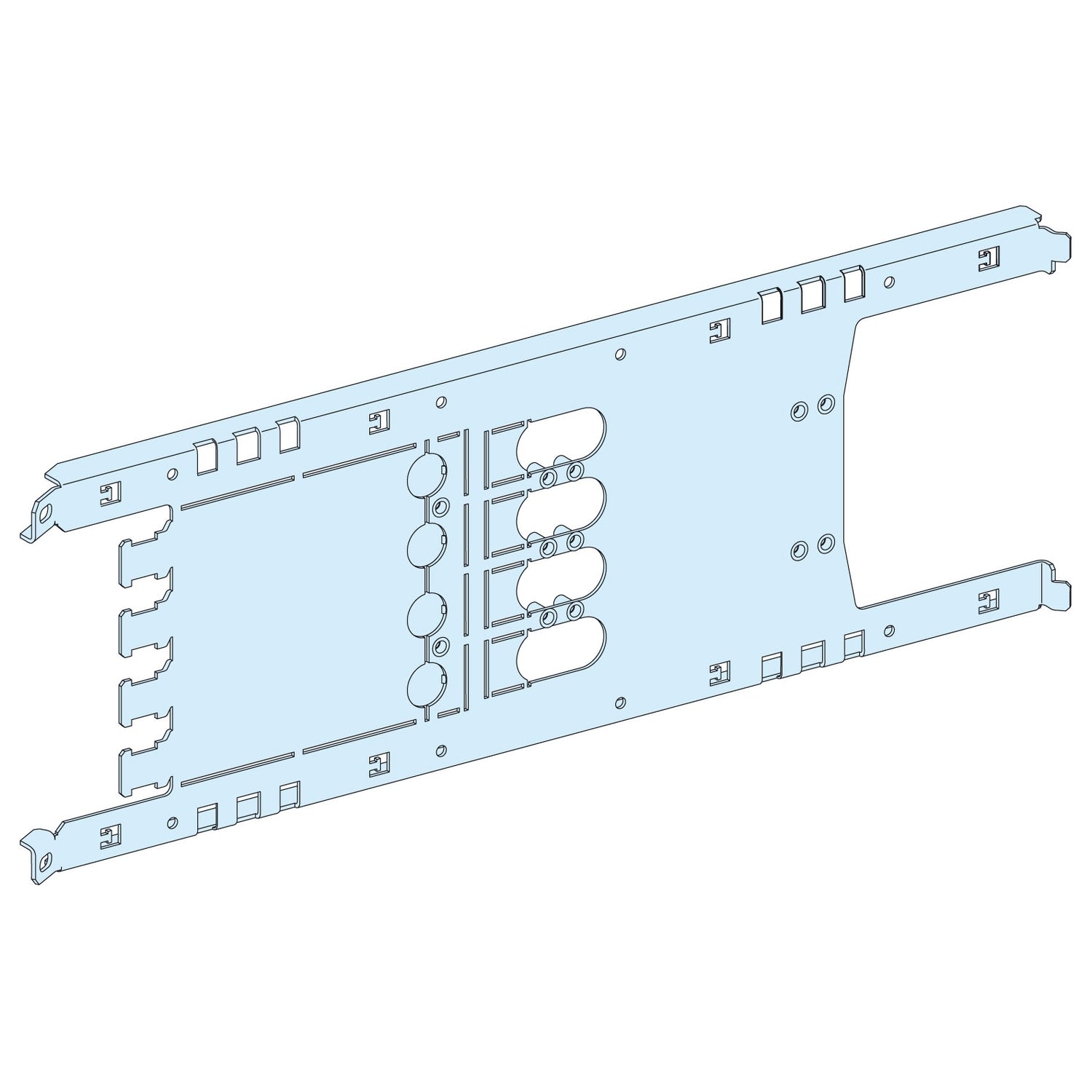 SNR LVS03414 Rückplatte NS250 H fester Rand ext 4P