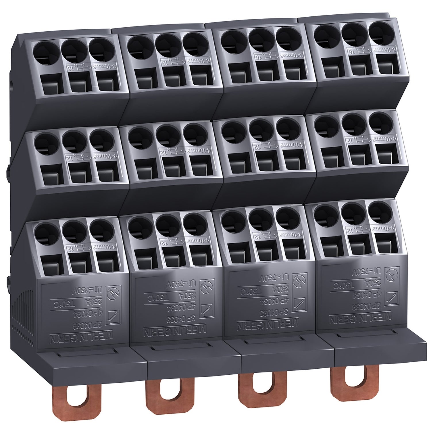 SNR LVS04034 Polybloc 250A 4P