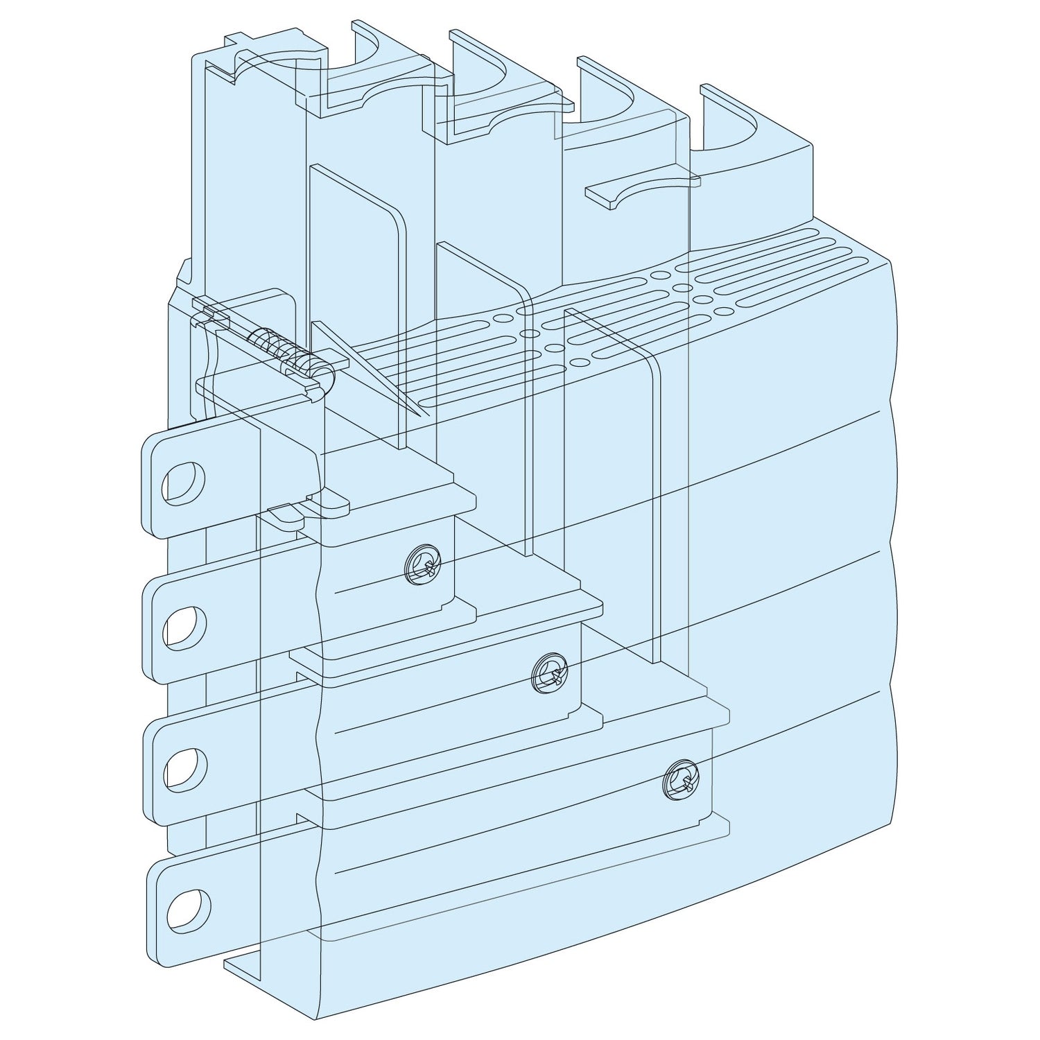 SNR LVS04066 NS INS250 Versorgungsblock von oben