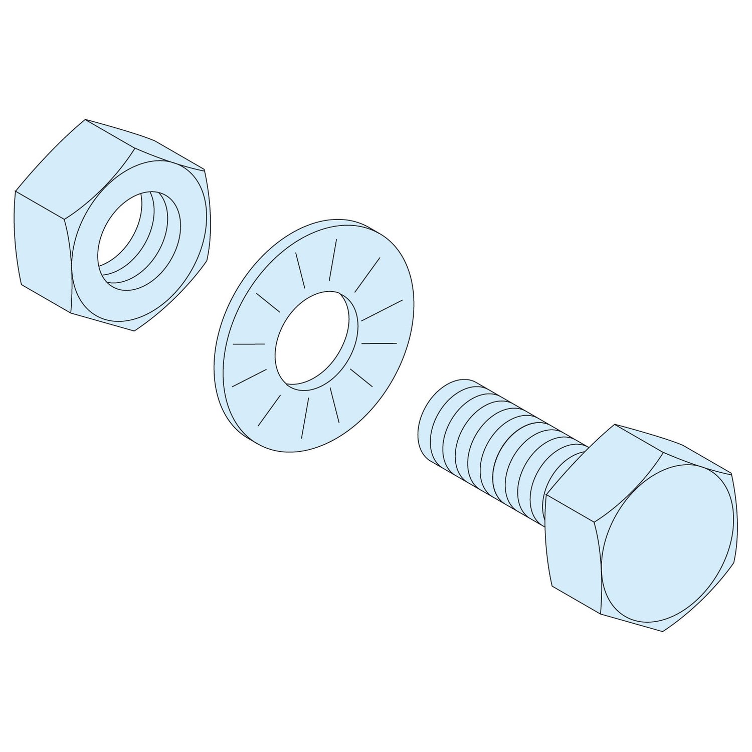 SNR LVS04194 20 vis M6X20 barres 5mm