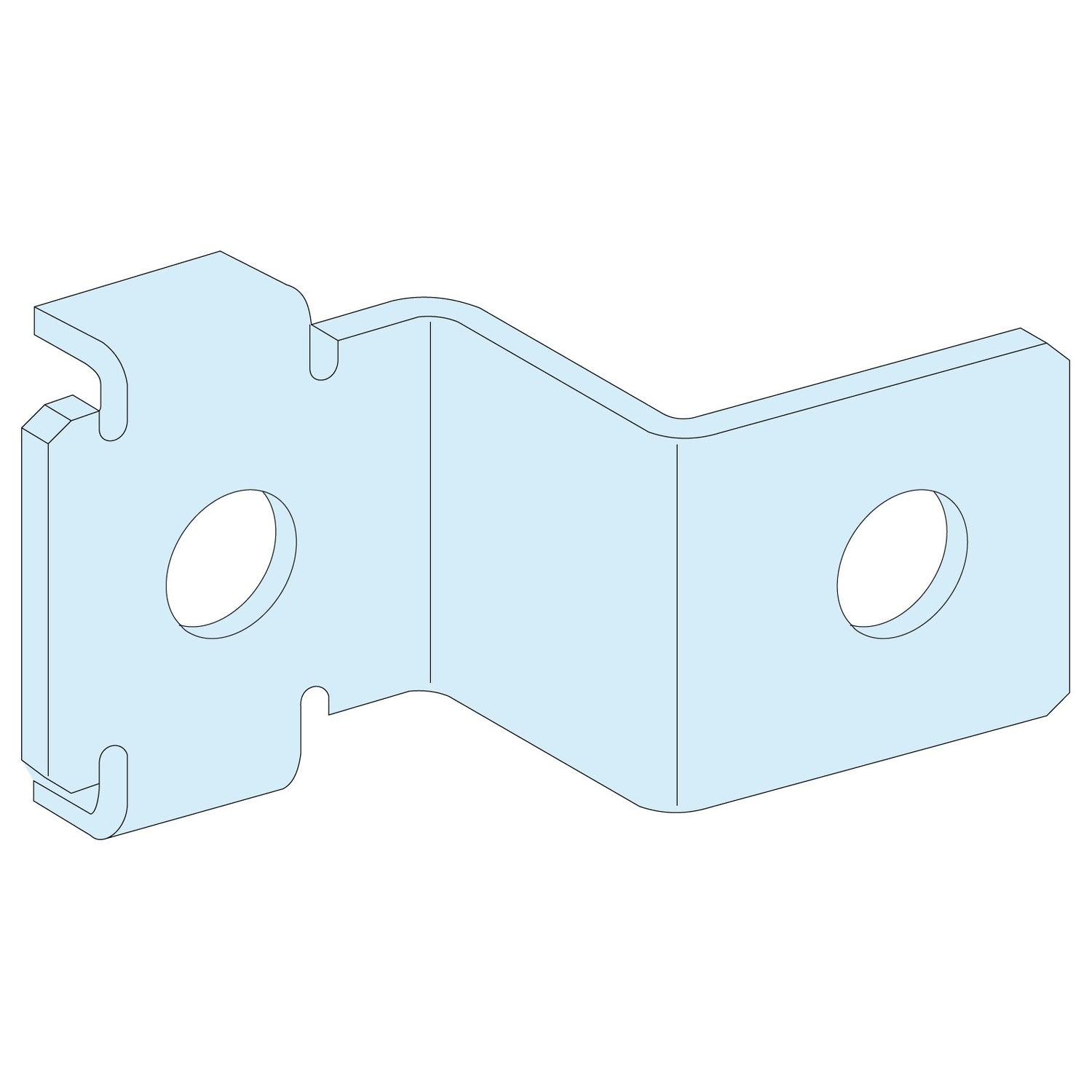 SNR LVS04208 Support de fixation rail Din H80 G