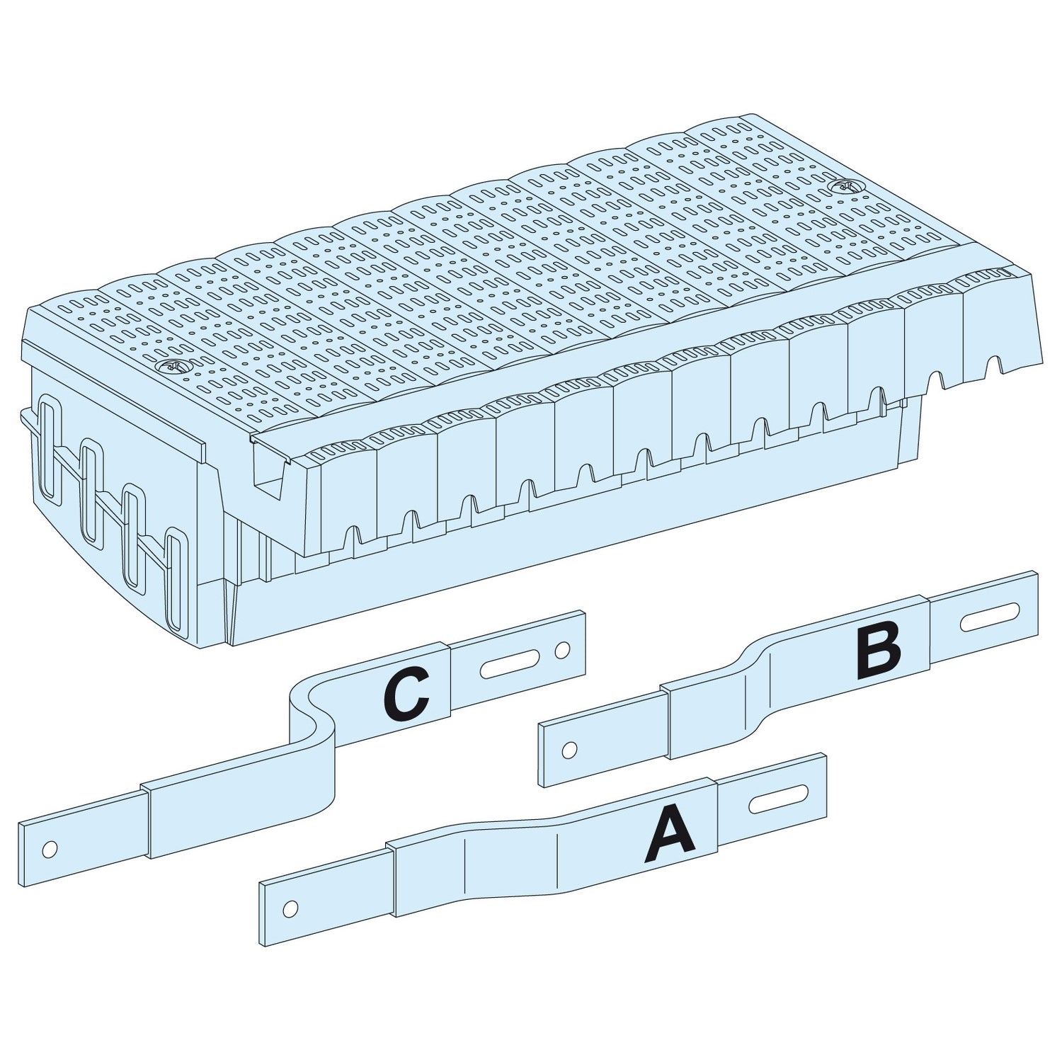 SNR LVS04403 Polypact feste dir3P + Verbindung