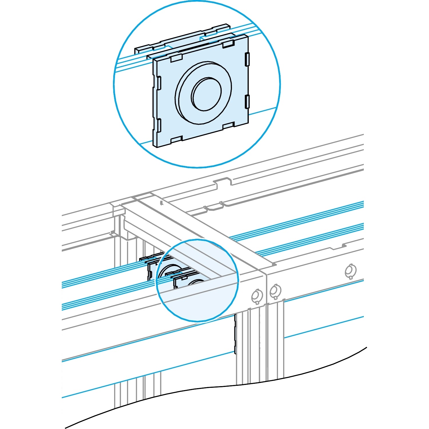 SNR LVS04640 Barres de Connexion H 50 60mm