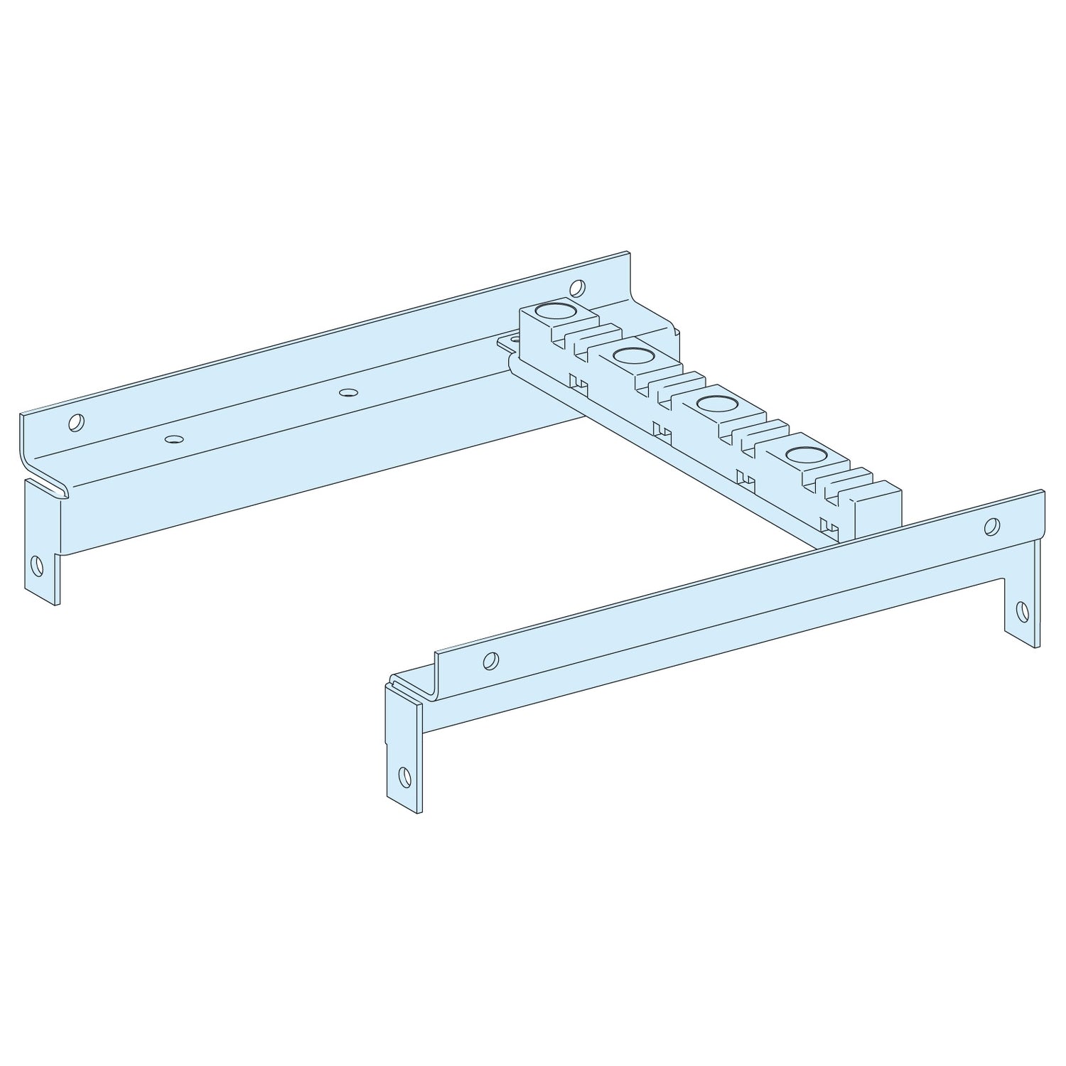 SNR LVS04666 Barres supp inf V lat 5 10mm L300