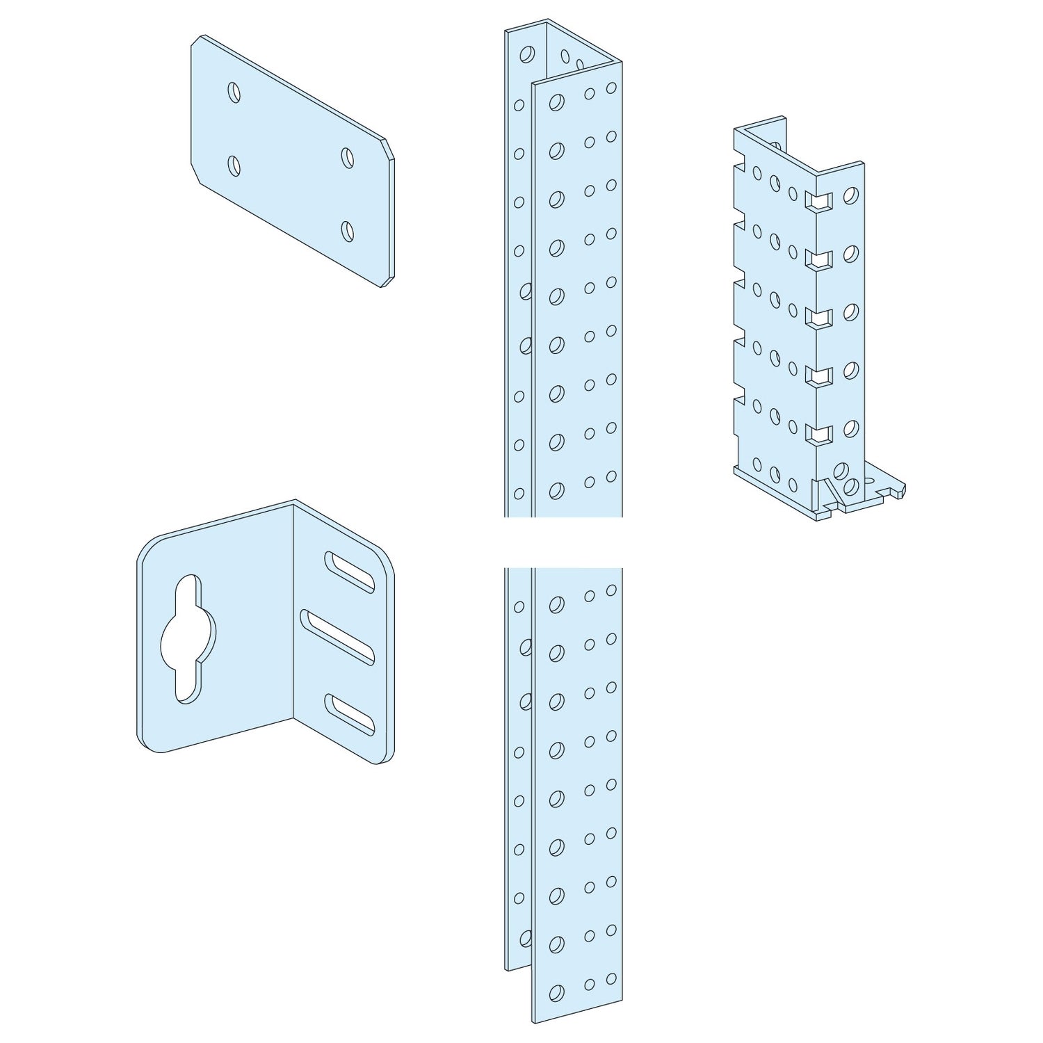 SNR LVS08391 Poteau de fixation PrismaSeT G IP55