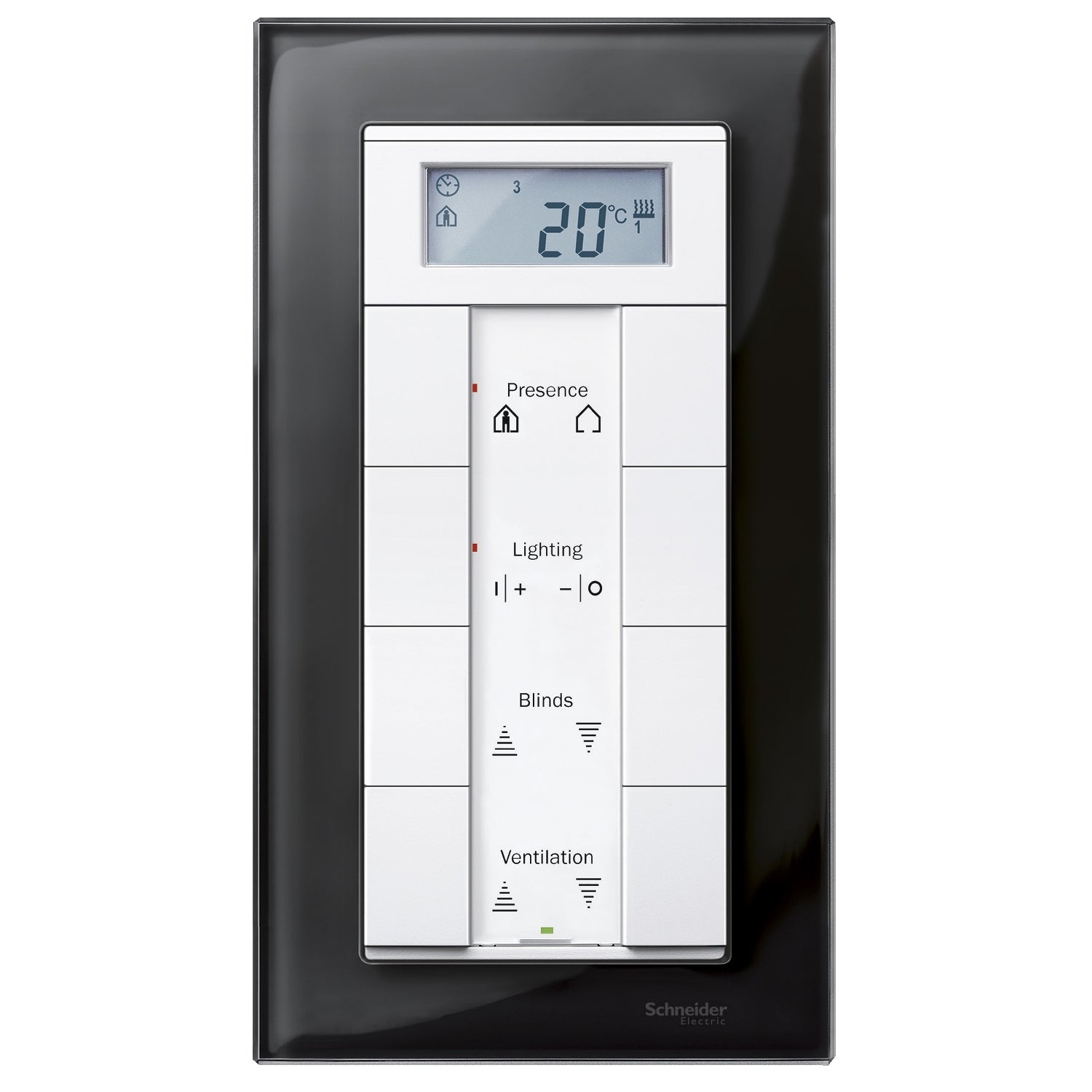SNR MTN404803 Rahmen M Elegance aus schwarzem Glas
