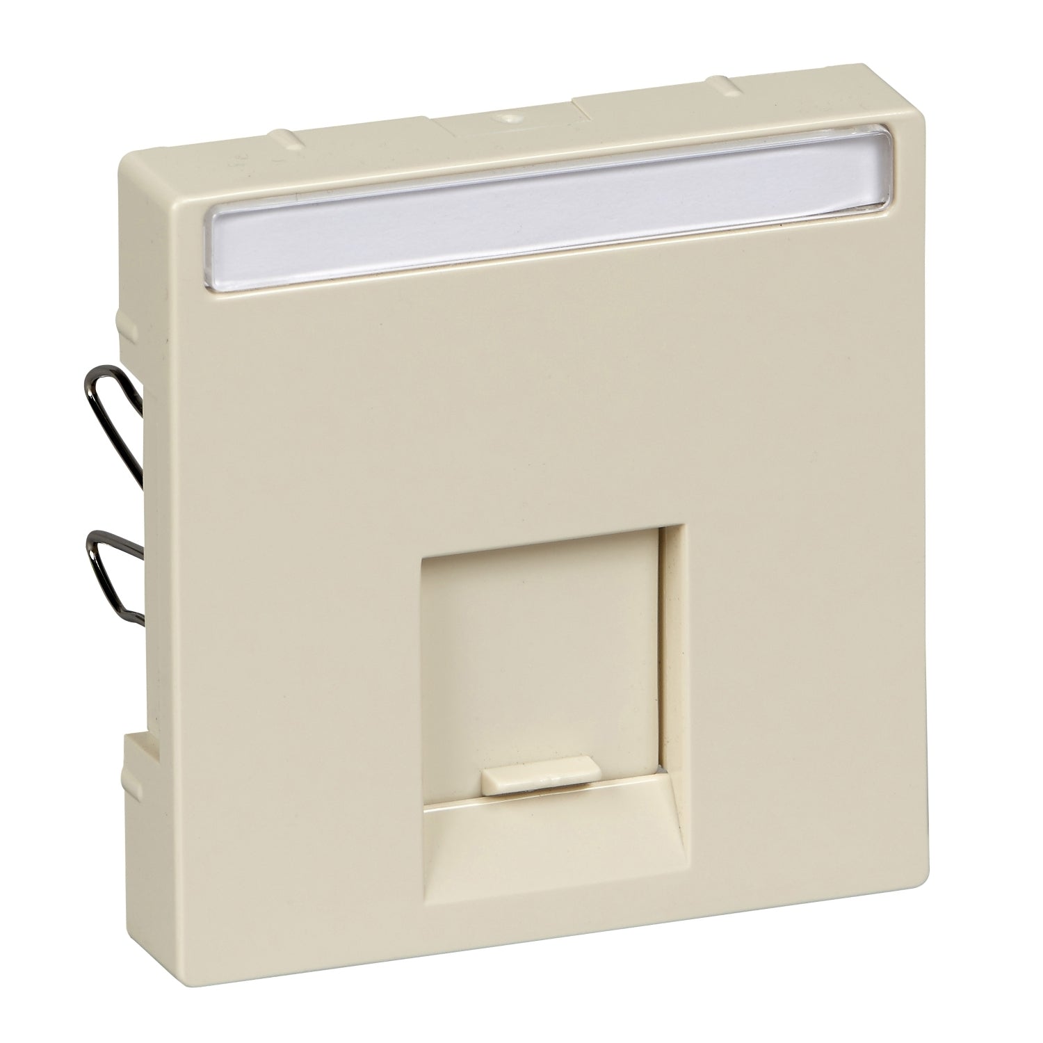 SNR MTN469844 SysM weiße RJ45-Zentralplatte