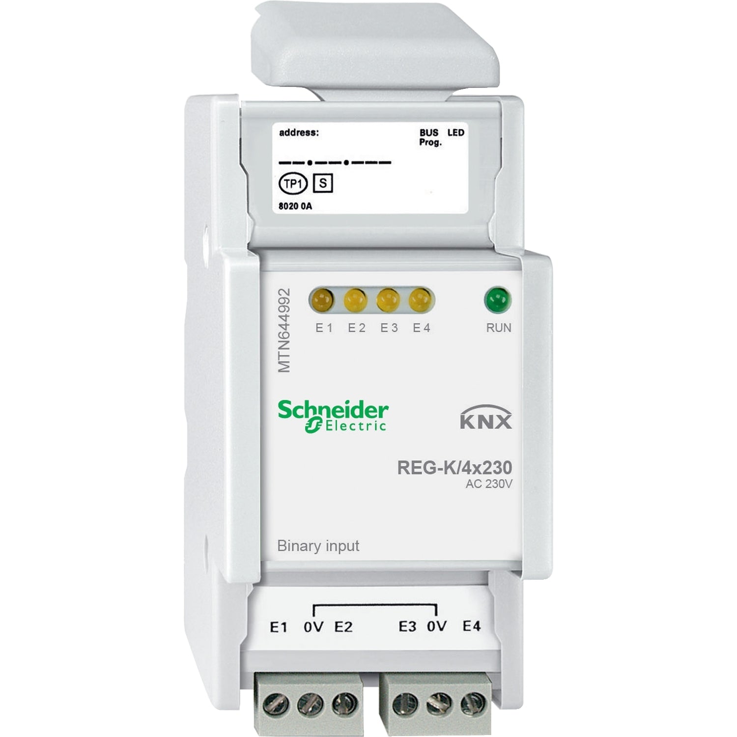 SNR MTN644992 Ingresso binario REG K 4x230