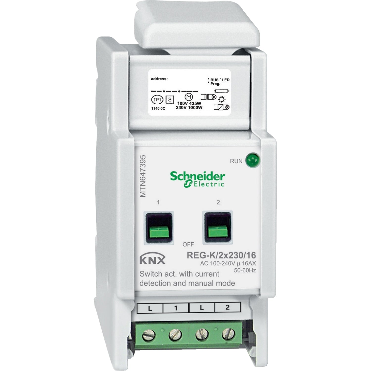 SNR MTN647395 Att Comm KNX REG K 2x230 16 ril cor
