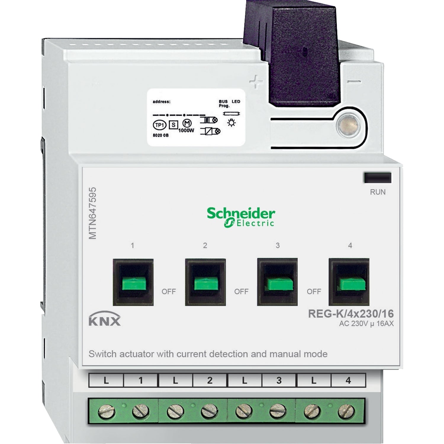 SNR MTN647595 Att Comm KNX REG K 4x230 16 ril cor