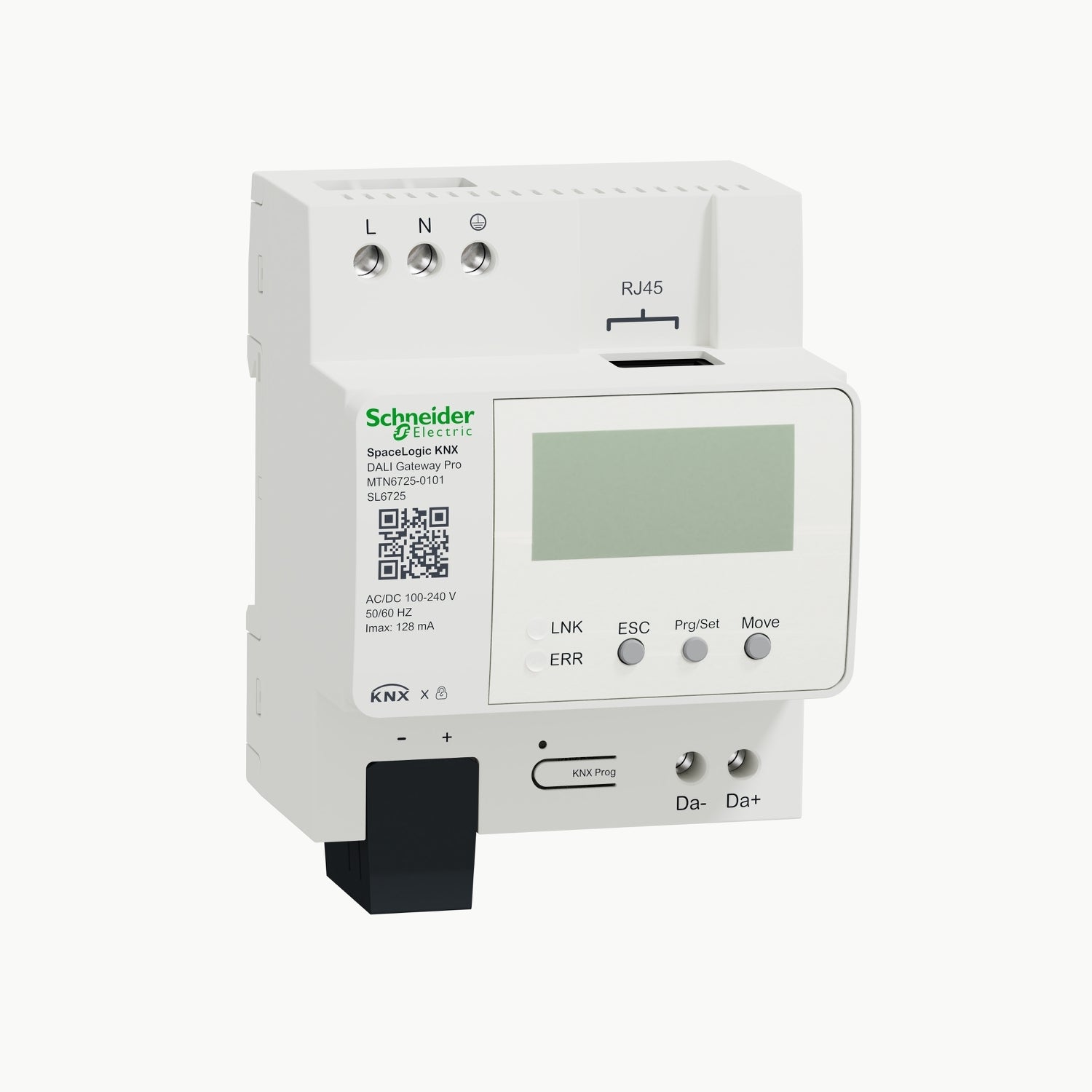 SNR MTN6725 0101 DALI 2 Gateway Pro 1ch 64 SpaceLogic KNX