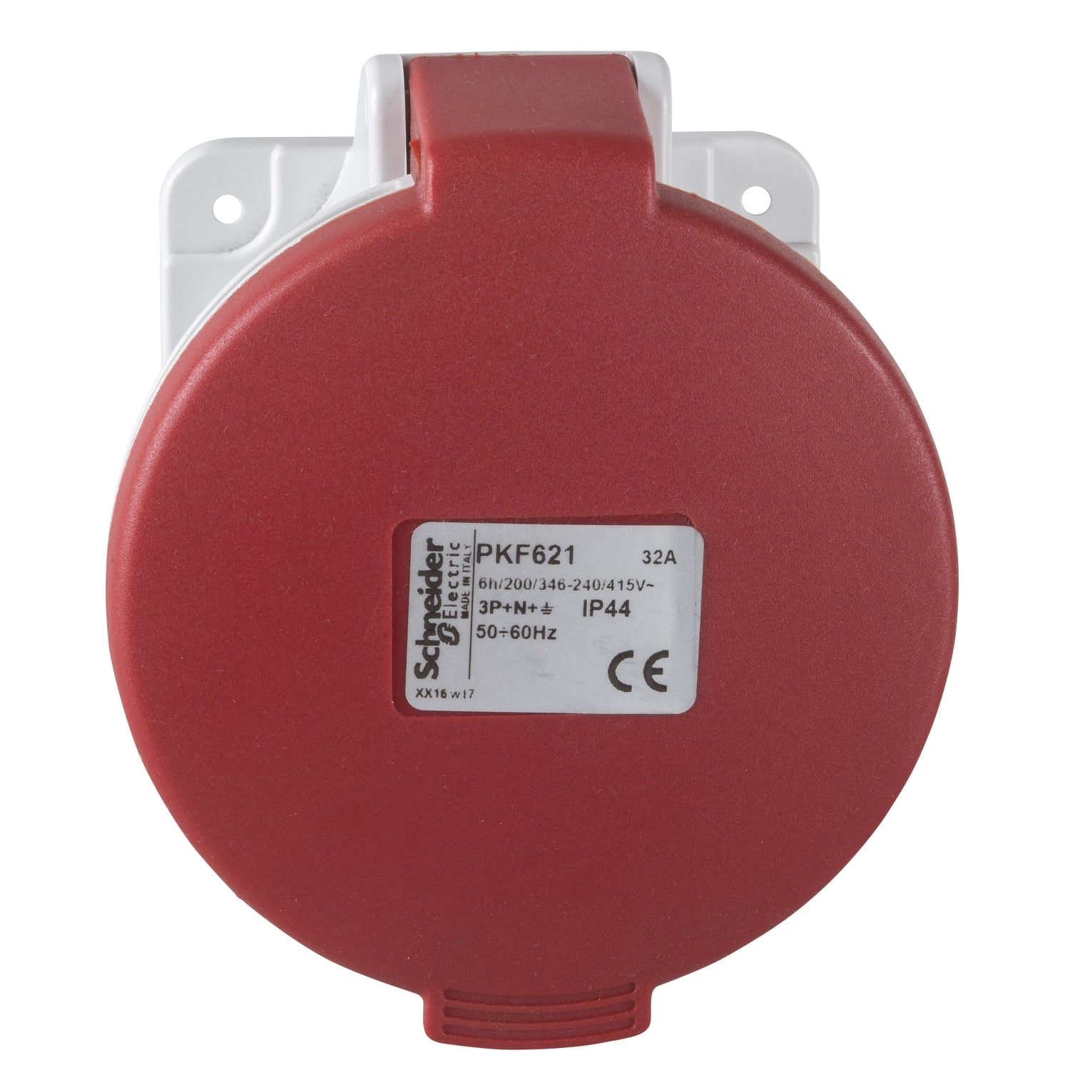 SNR PKF621 SOCKET INC DIR IP44 3PNT 32A 380V