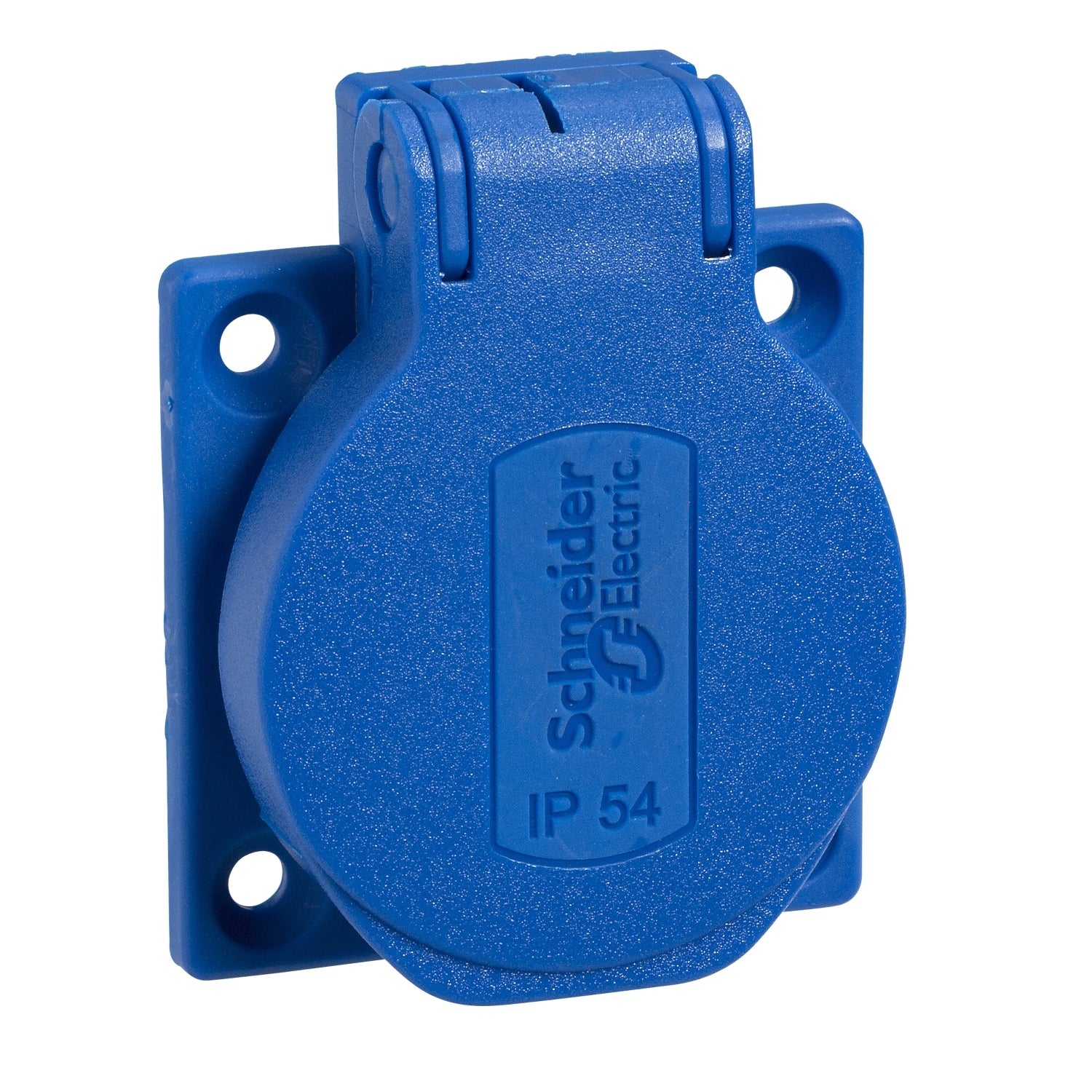 SNR PKS51B STECKDOSE INC SCHUKO 50X50 POST BLAU