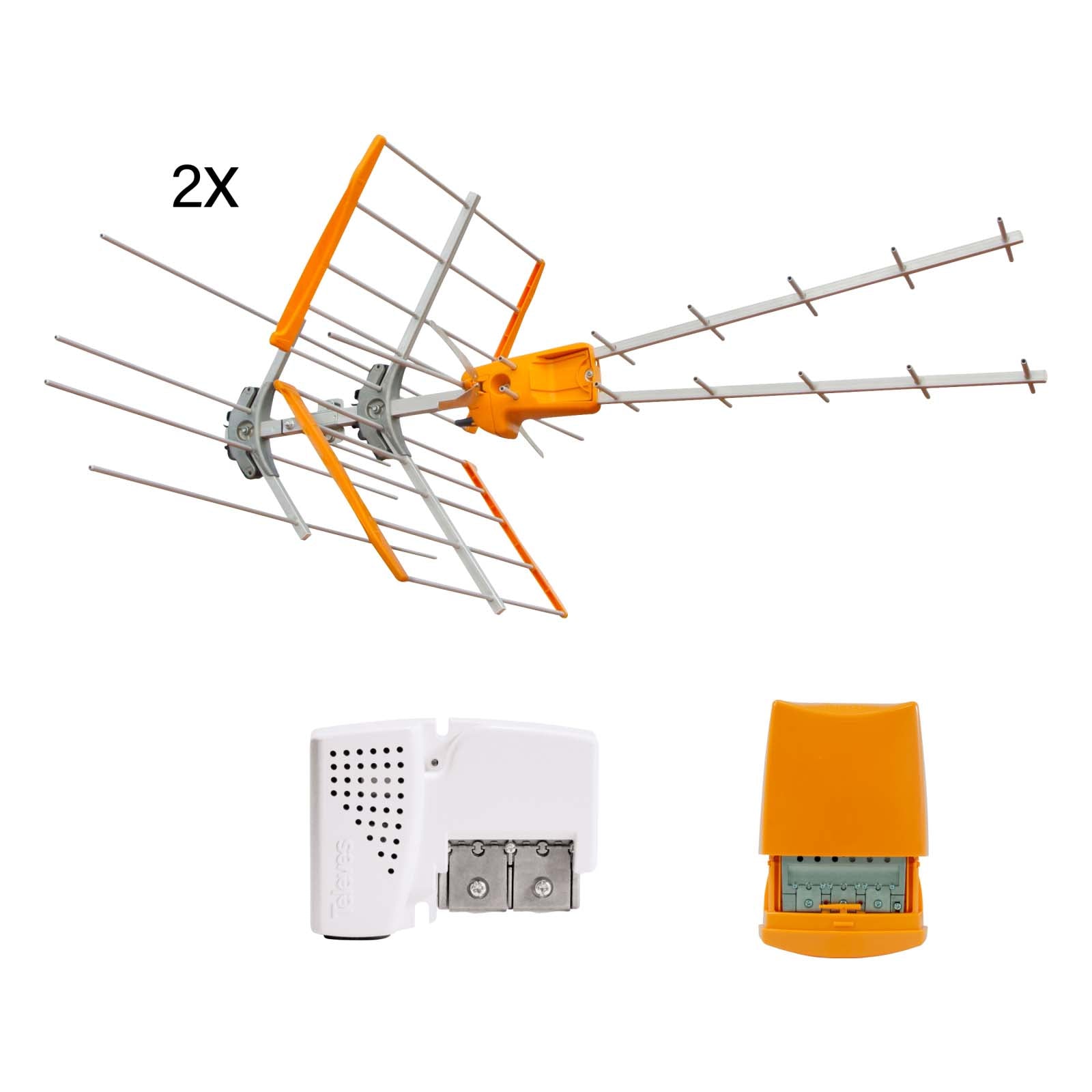 KIT TVV 149291 : 2XANT V ZENIT + 1XAM PÔLE + 1XALIM 12V