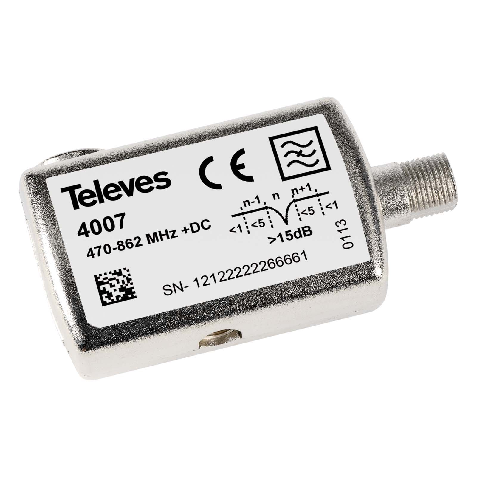 TVV 4007 TRAP W 1U 15DB REJET TYPE F