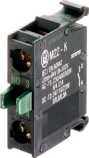 EAO 216377 M22 K10 GVP PAS DE CONTACT VIS AVANT