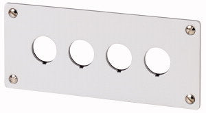 EAO 216545 M22 E4 PLAQUE A ENCASTRER 4 TROUS ALU
