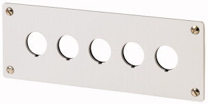 EAO 216546 M22 E5 PLAQUE A ENCASTRER 5 TROUS ALU