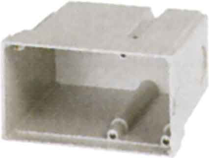 EAO 216548 M22 H1 CASSETTE ENCASTRABLE 1 TROU GRIS