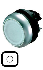EAO 216940 M22 DL W X0 PULS LUM PLAT IMP BLANC