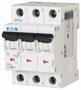 EAO 239121 FAZ6 C1 3 INT MT 6KA 3P C 1A