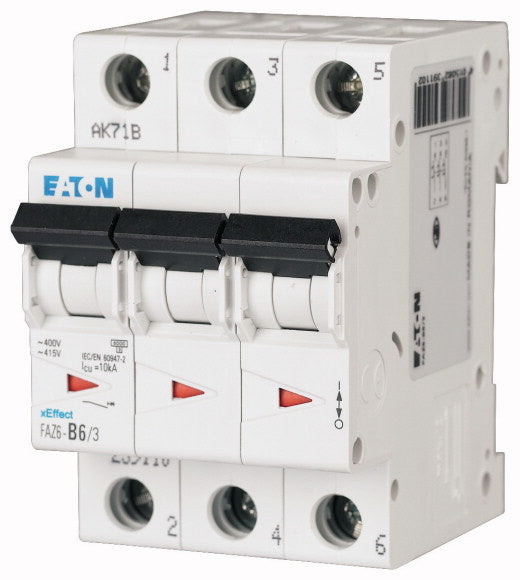 EAO 239150 FAZ6 C25 3 INT MT 6KA 3P C 25A