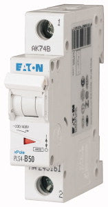 EAO 243187 PLS4 C50 INT MT 4 5KA 1P C 50A