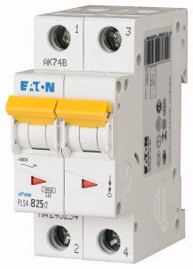 EAO 243254 PLS4 B25 2 INT MT 4 5KA 2P B 25A