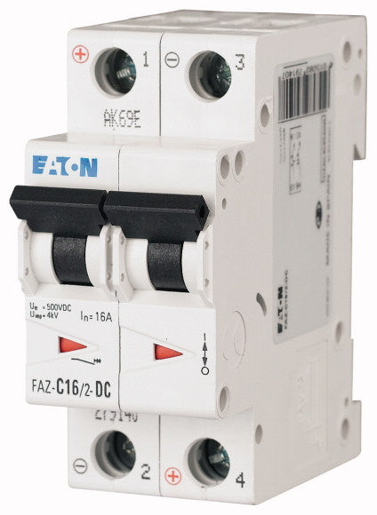 EAO 279143 FAZ C32 2 DC INT MT 10KA 2P C DC 32A