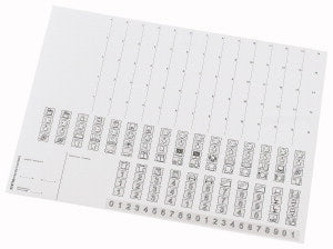 ÉTIQUETTES D'IDENTIFICATION DES CIRCUITS KLV BSB EAO 279268