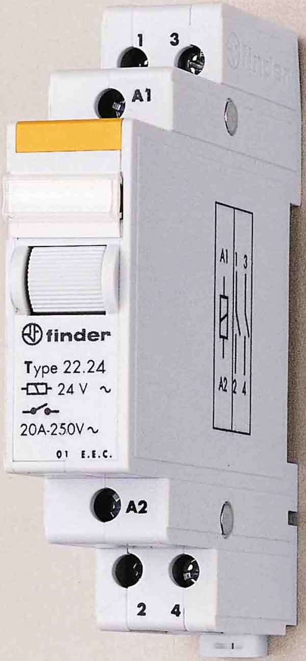 FIN 222490244000 RELAIS MONOSTABLE 17 5MM 2NC 20A