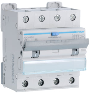 HAG ADQ466H DIFF MAGN 4P 30MA AC 16A 10KA C 4M