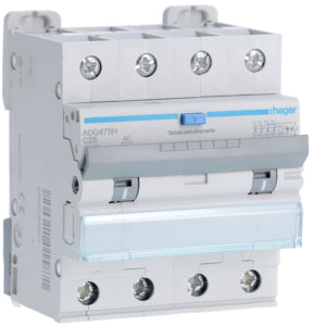 HAG ADQ475H DIFF MAGN 4P 30MA AC 25A 10KA C 4M