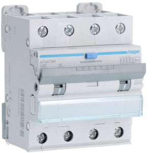 HAG AFQ470H DIFF MAGN 4P 300MA AC 20A 10KA C 4M