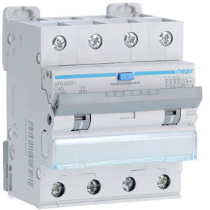 HAG AFR490H DIFF MAGN 4P 300MA A HI 40A 10KA C 4M