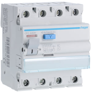 HAG CFC440H DIFF INT ACC 4P 300MA 40A 4M
