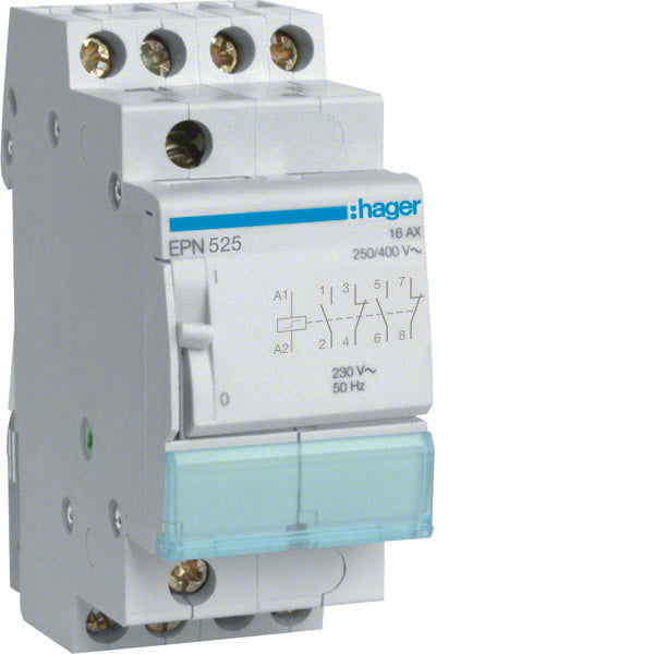 HAG EPN525 RELAIS PAS À PAS 16A 230V 2NO+2NC 2M