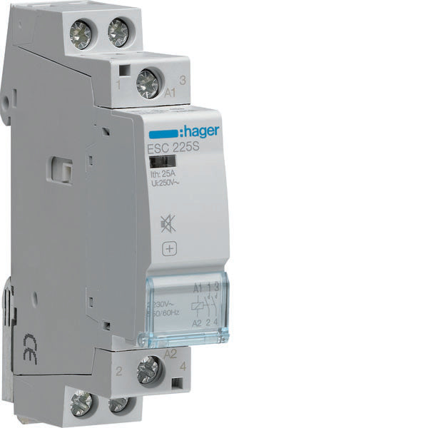 HAG ESC225S CONTACTEUR SIL 2NO 230VAC 25A 1M