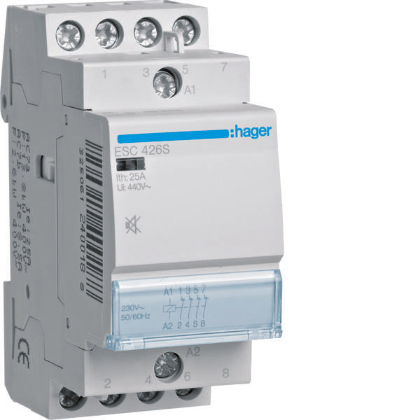 HAG ESC426S CONTACTEUR SIL 4NC 230VAC 25A 2M