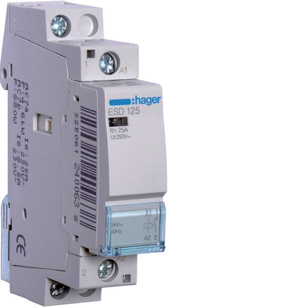 HAG ESD125 CONTACTEUR STD+ 1NO 24VAC 25A 1M
