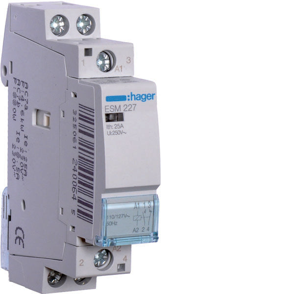 HAG ESM227 CONTACTEUR STD+ 1NO+1NC 110 127VAC 25A 1M