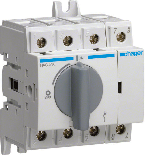 HAG HAC408 SECTIONNEURS MAN INT 4P X 80A 4 5M