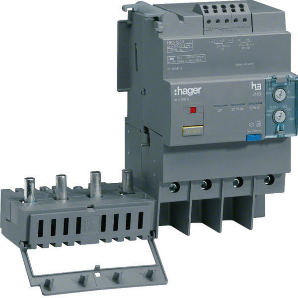 HAG HBA126H BLOC DIFFÉRENTIEL REG RIT X160 4P 125A